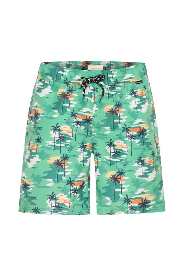 Blend - Badshorts 20718336 Palmer, Öar Grön XL