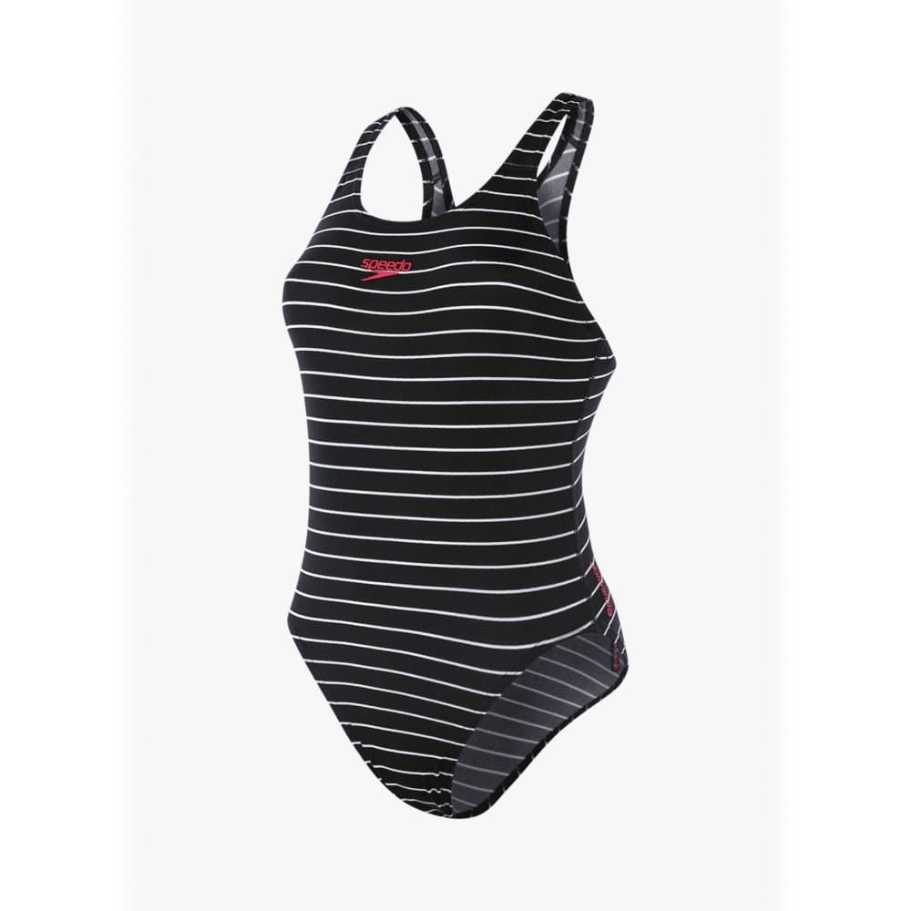 Speedo Womens/Ladies Medalist Striped One Piece Swimsuit