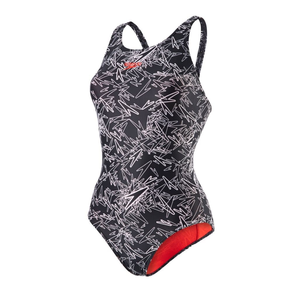 Speedo Womens/Ladies Boom Allover Muscleback One Piece Swimsuit