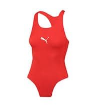 Puma Core Move Racerback Swimsuit Red