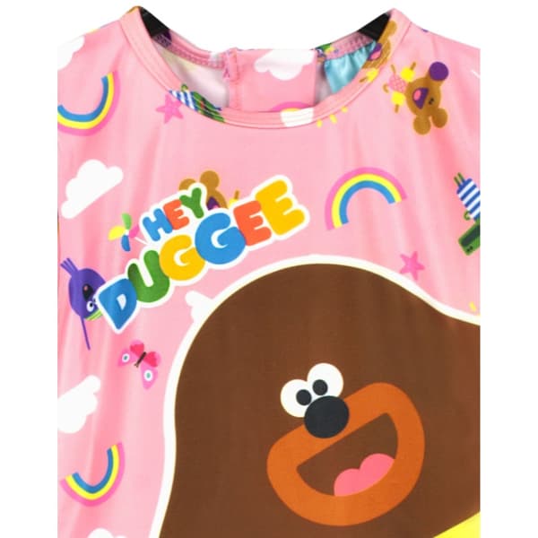 Hey Duggee Endeløs badedragt med flæse for piger
