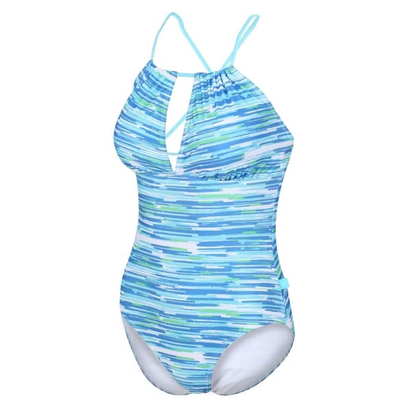 Regatta Womens/Ladies Halliday Brush Stroke One Piece Swimsuit