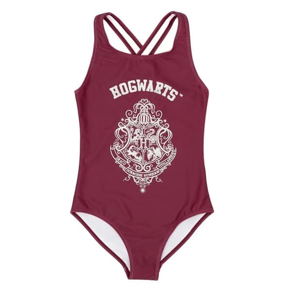 Harry Potter Girls Hogwarts One Piece Swimsuit