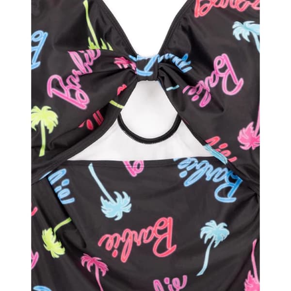 Barbie Womens/Ladies Palm Tree Logo One Piece Swimsuit