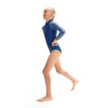 Miniatyrbillede 4 af 4: Speedo Langærmet badedragt med print til piger