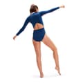 Miniatyrbillede 2 af 3: Speedo Womens/Ladies Panelled Long-Sleeved One Piece Swimsuit