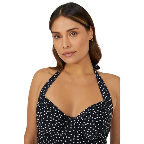 Gorgeous Womens/Ladies Spotted Underwired One Piece Swimsuit