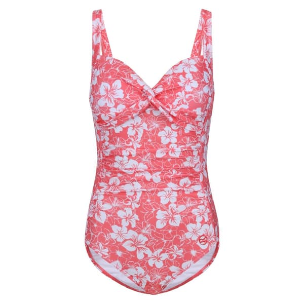 Regatta Dam/kvinnor Sakari Hibiscus Magkontroll Baddräkt Peach Bloom 10 UK