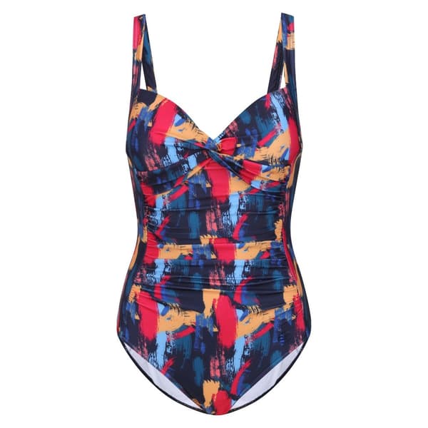 Regatta Womens/Ladies Sakari Brush Stroke Tummy Control One Piece Swimsuit