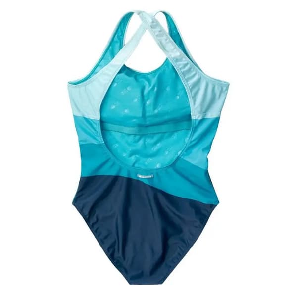 Aquawave Womens/Ladies Salava Wave Pattern One Piece Swimsuit