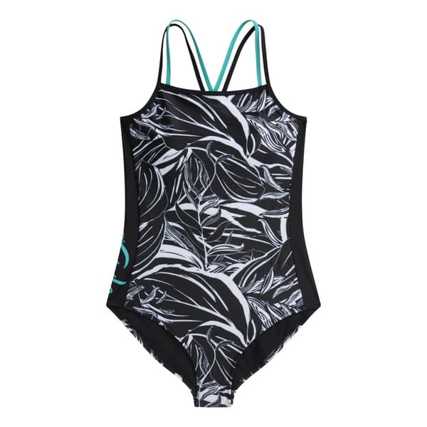 Animal Womens/Ladies Zora Strappy One Piece Swimsuit Jet Black 6 UK