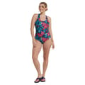 Miniatyrbilde 5 av 5: Animal Womens/Ladies Mia Floral Cross Back One Piece Swimsuit