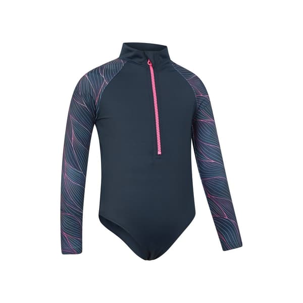 Mountain Warehouse Flickor Mira Lines Rash Guard Baddräkt