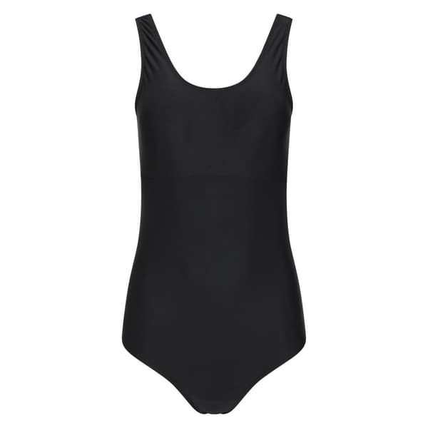 Mountain Warehouse Womens/Ladies Harlyn One Piece Swimsuit Black 12 UK