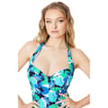 Miniatyrbillede 4 af 4: Gorgeous Womens/Ladies Bold Blooms Tummy Control One Piece Swimsuit