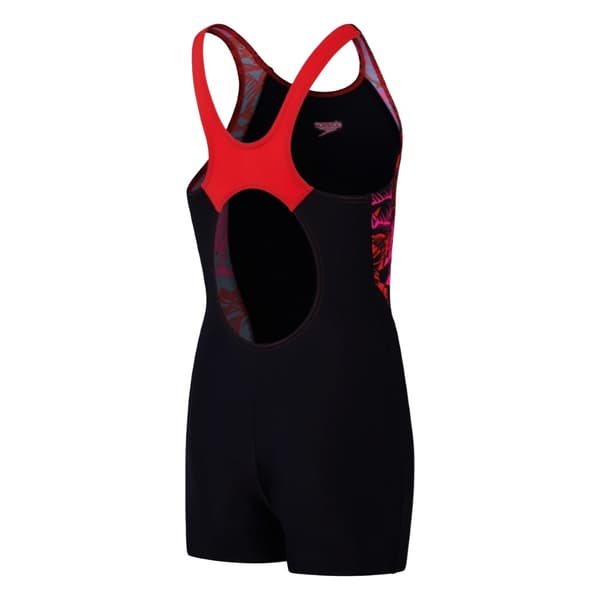 Speedo Girls Printed Panelled Legsuit