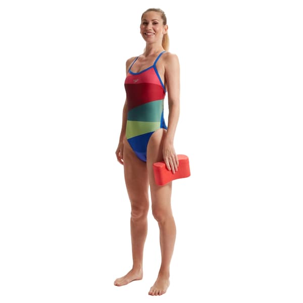 Speedo Womens/Ladies Placement One Piece Swimsuit