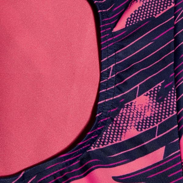 Speedo Flickor Hyperboom Medalist All-Over Print Baddräkt