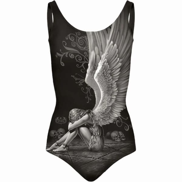 Spiral Direct Womens/Ladies Enslaved Angel One Piece Swimsuit Black S