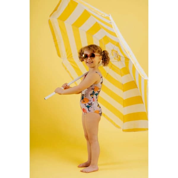 Pippi Langstrømpe Glad badedragt lilla