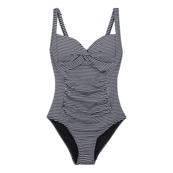 Regatta Womens/Ladies Stripe Seersucker Tummy Control One Piece Swimsuit