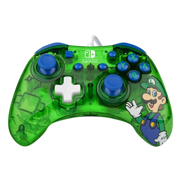 Rock Candy Wired Controller - Luigi Lime - Nintendo Switch & Switch OLED