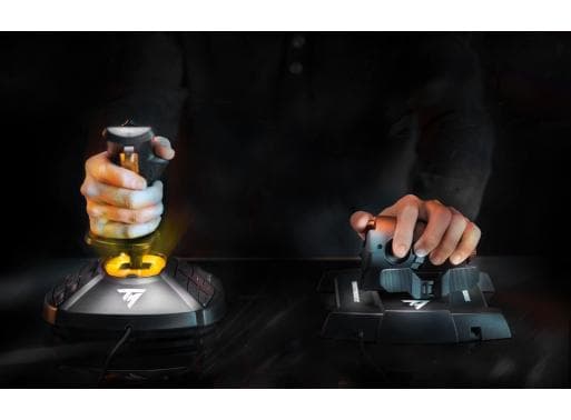Thrustmaster T.16000M FCS Hotas Joystick Mac, PC Sort, Orange