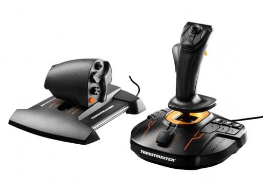 Thrustmaster T.16000M FCS Hotas Joystick Mac, PC Sort, Orange