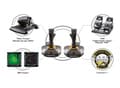 Miniatyrbillede 4 af 5: Thrustmaster T.16000M FCS SPACE SIM DUO Joystick PC Sort, Orange