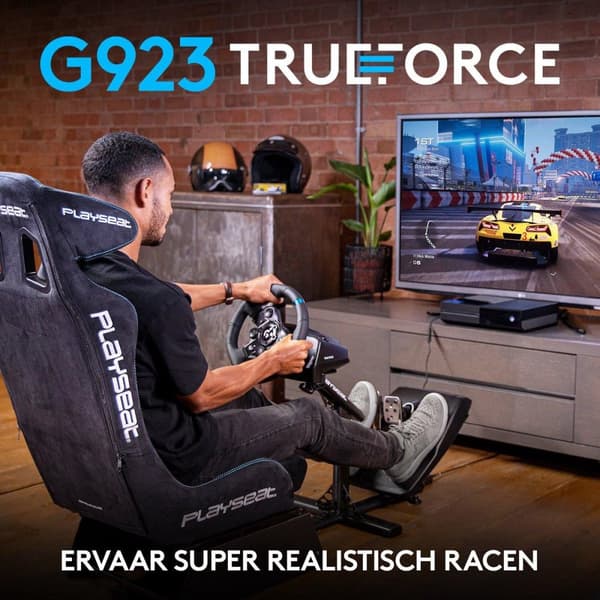 Logitech G923 TRUEFORCE racerhjul og pedaler - Xbox Series X|S, Xbox One og pc