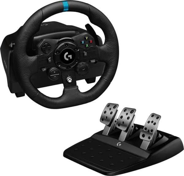 Logitech G923 TRUEFORCE racerhjul og pedaler - Xbox Series X|S, Xbox One og pc