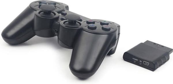 GMB Gaming Dual Vibration USB/PS2/PS3 GamePad - Trådlös / Svart