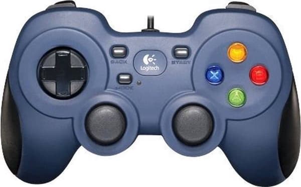 Logitech F310 Gamepad PC Sort, Blå