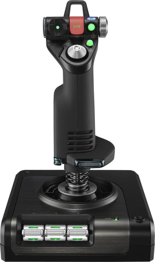 Logitech G Saitek X52 Pro - Flight Control System - Sort - PC
