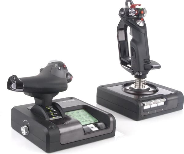 Logitech G Saitek X52 Pro - Flight Control System - Sort - PC