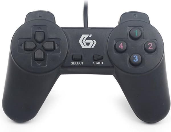 Gembird JPD-UB2-01 spelkontroll Gamepad PC Svart