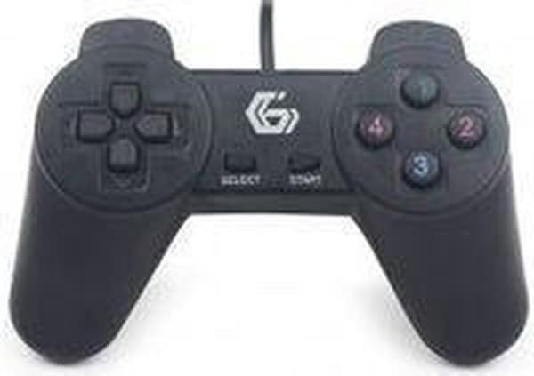 Gembird JPD-UB2-01 spelkontroll Gamepad PC Svart