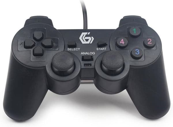 Gembird JPD-UDV-01 Gamepad PC Musta peliohjain