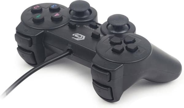 Gembird JPD-UDV-01 Gamepad PC Musta peliohjain