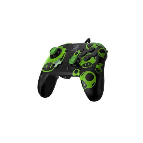 PDP Rematch - Wired Nintendo Switch Controller - 1Up Glow In The Dark