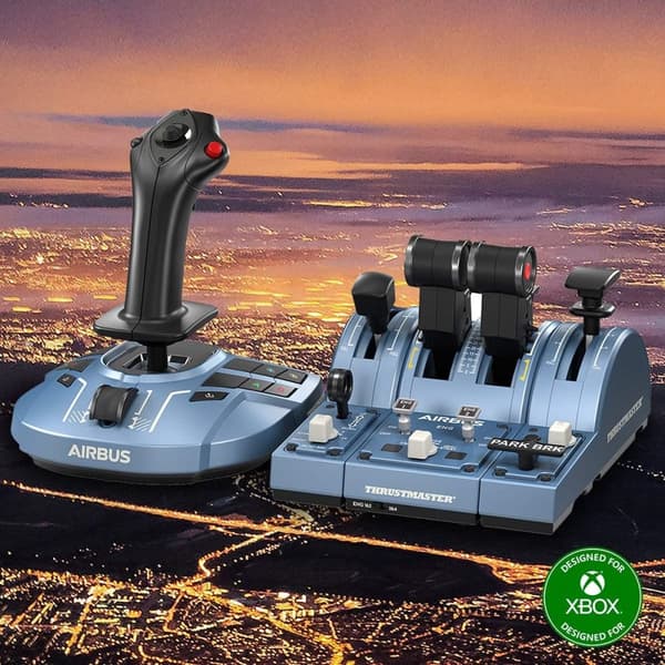 ThrustMaster TCA Captain Pack X Airbus Edition - joystick ja kaasu - langallinen - PC:lle, Microsoft Xbox Onelle, Microsoft Xbox Series S:lle, Microso
