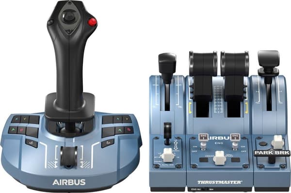 ThrustMaster TCA Captain Pack X Airbus Edition - joystick ja kaasu - langallinen - PC:lle, Microsoft Xbox Onelle, Microsoft Xbox Series S:lle, Microso