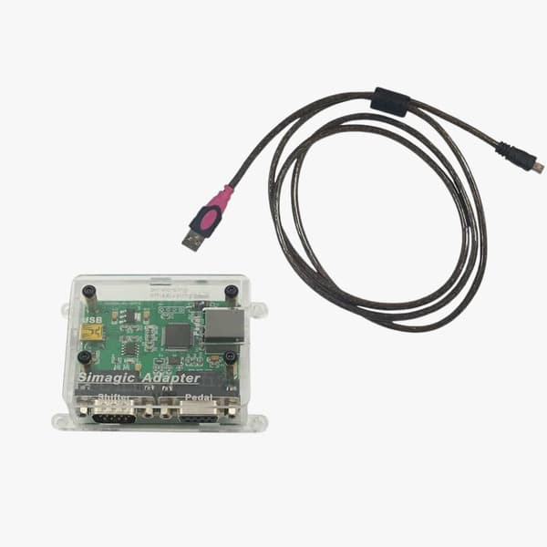 Simagic-pedaalisovitin Thrustmaster T3PA/T3PA Prolle ja Logitech G27/29:lle