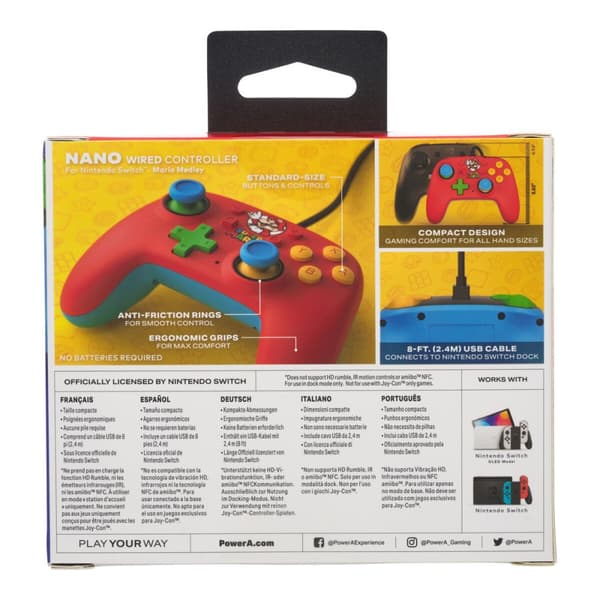 Spillekonsol Powera NANO Multifarvet Nintendo Switch