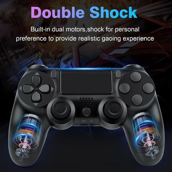 Wireless Bluetooth Game Controller For PS4 Playstation 4 Dual Vibration Gamepad Blue
