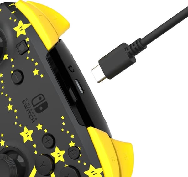 PDP Rematch - Trådløs Nintendo Switch Controller - Glow in the Dark - Super Star