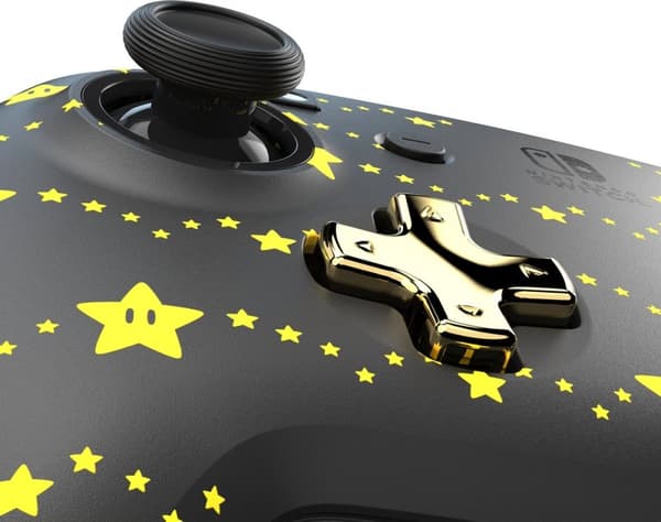 PDP Rematch - Trådløs Nintendo Switch Controller - Glow in the Dark - Super Star