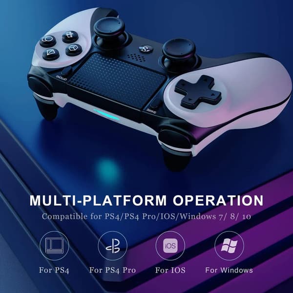 Wireless Gamepad Game Controller For PS4 P4 PC Dual Vibrat Touch Joypad Six-axis