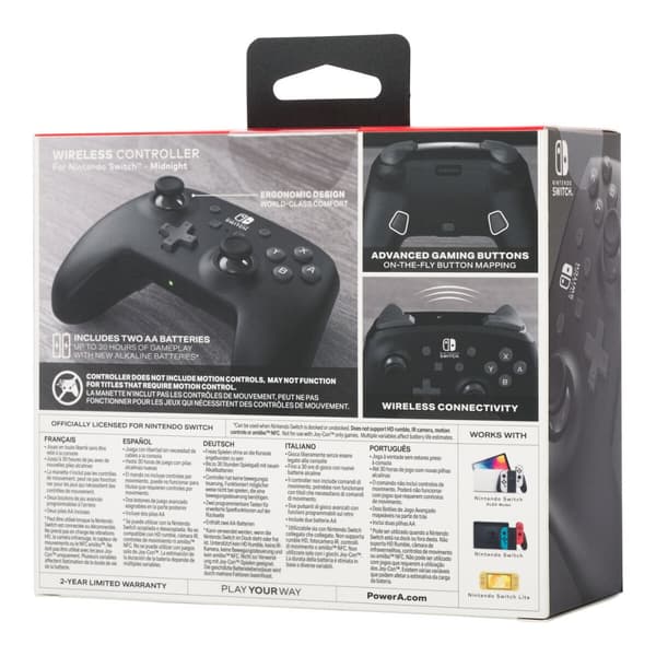 Spillekonsol Powera NSGP0009-01 Sort Nintendo Switch