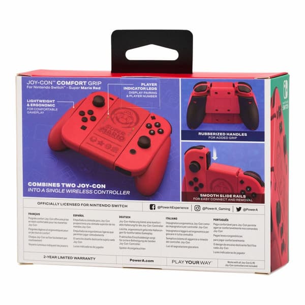 Spillkontroll Powera NSAC0058-02 Rød Nintendo Switch